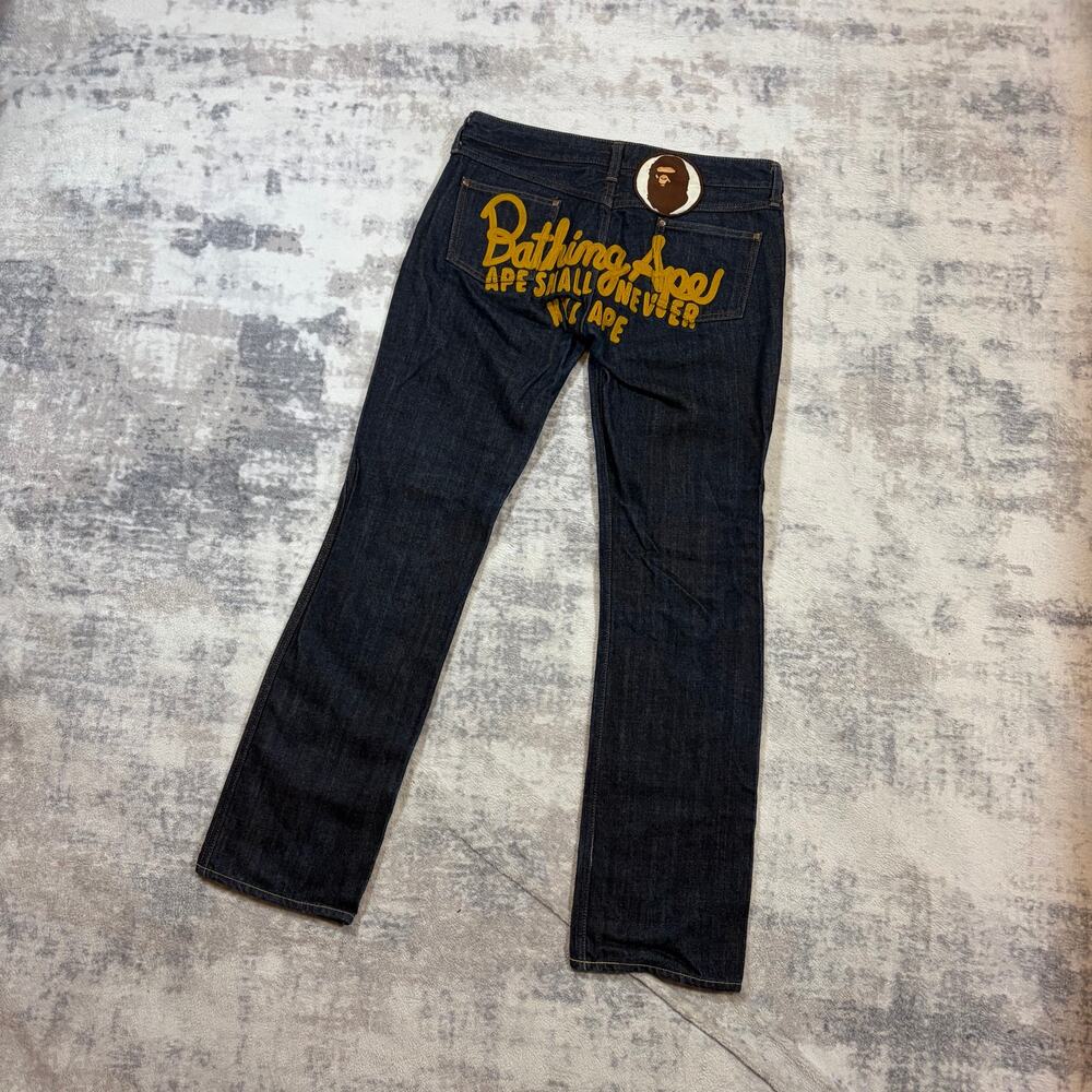 Authentic Bape 2000’s Champion Logo Jeans 30